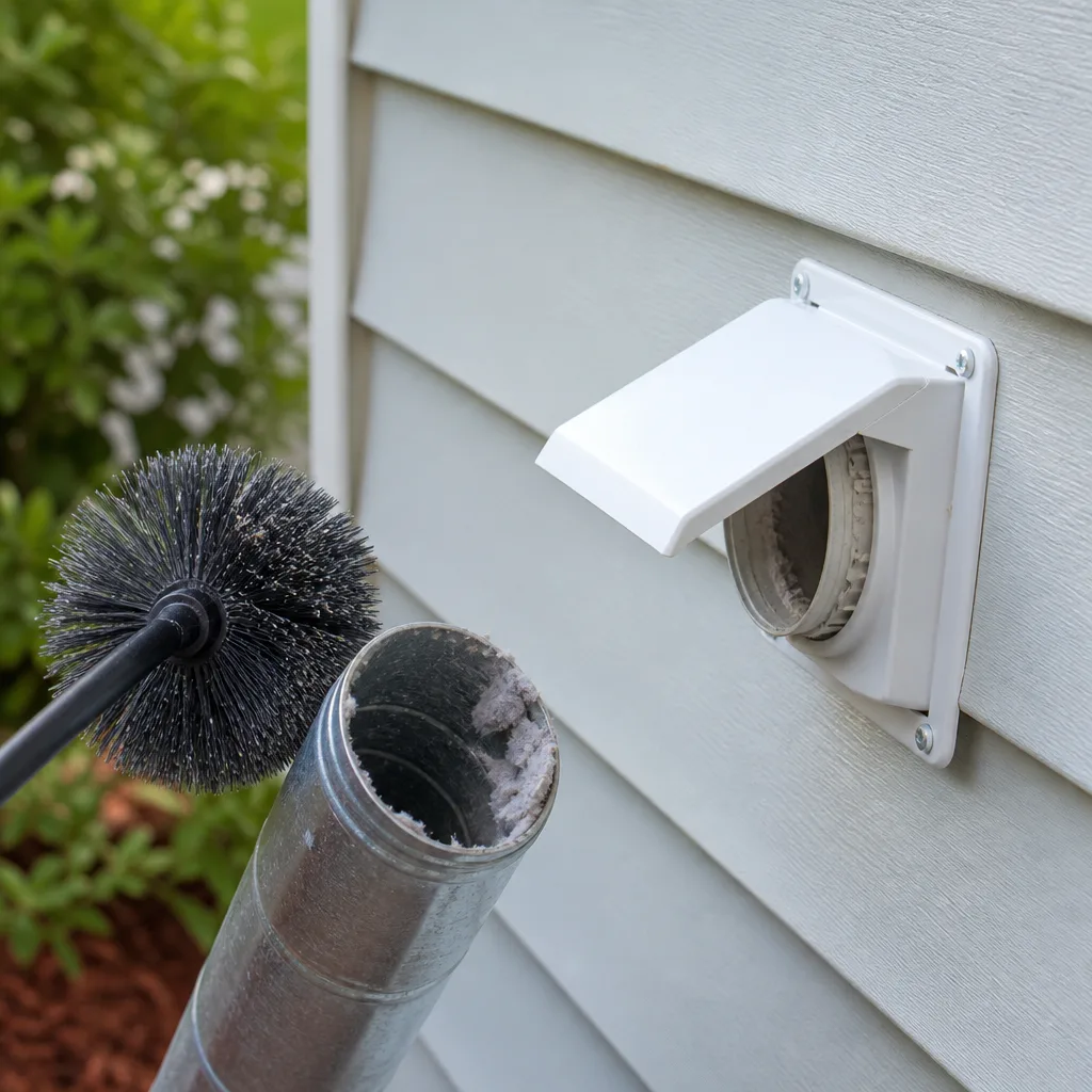 Dryer vent cleaning