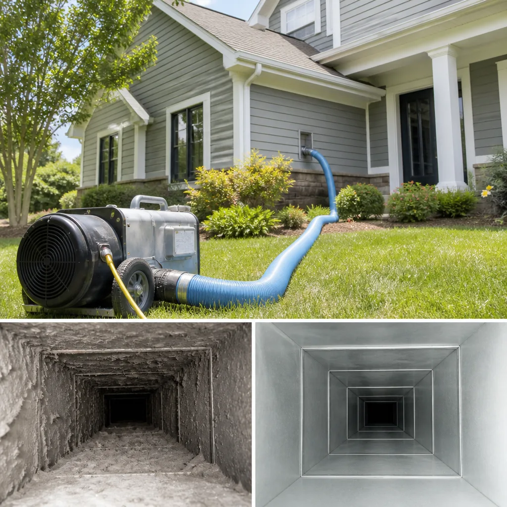 Whole-home duct cleaning